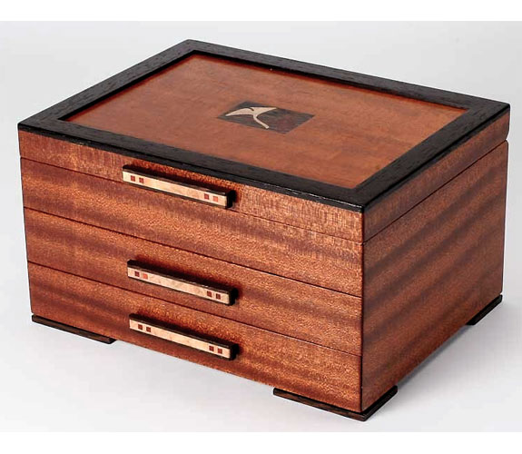 Gingko Jewelry Box by Heartwood Creations