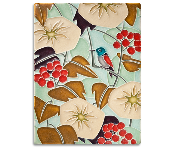 Hummingbird Tile by Motawi Tiles