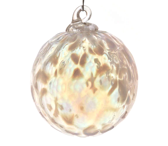 Childhood's End Gallery | White Illusions Ornament by Glass Eye Studio